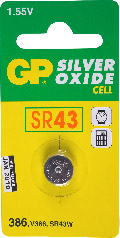 SR43 horloge knoopcel