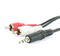 jack tulp kabel 2.50 m.