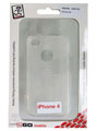TPU zij-en achterhoes  iPhone 4G/S transparant