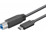 USB 3.1 C naar USB 3.0 B kabel 1.00 mtr.