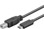 USB 3.1 C naar USB 2.0 B kabel 1.00 mtr.