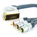 Premium component video kabel 20.00 m.
