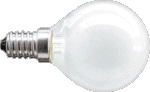 Kogellamp mat 25W E14