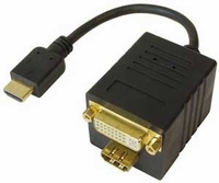 HDMI naar DVI en HDMI adapter