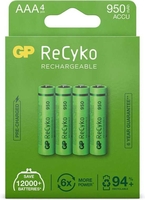 GP Hi-Power NI-MH AAA 950mAh 4x