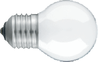 Kogellamp mat 40W E27