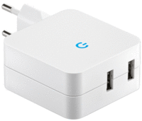 USB thuislader 230V 2x USB 4.2A