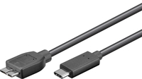 USB 3.1 C naar USB 3.1 micro B kabel 1.00 mtr.