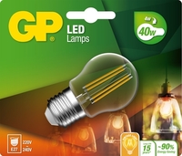 gp led kogel Filament 4w e27 (40w) warm wit licht