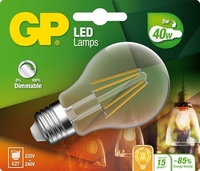 gp led classic dimbaar Filament 5w e27 (40w) warm wit licht