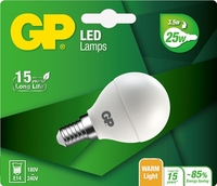 gp led kogel 3,5w e14 (25w) warm wit licht