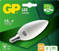 gp led kaars 3,5w e14 (25w) warm wit licht