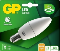 gp led dimbare kaars 6w e14 (40w) warm wit licht