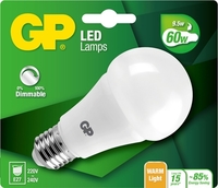 gp led dimbare classic 9,5w e27 (60w) warm wit licht