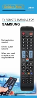 Universele afstandsbediening voor de Samsung TV