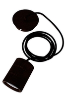 Calex Retro Cordset Pendant E40 Zwart