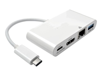 Multiport Dock USB C naar  HDMI + USB  A + USB C +  LAN RJ45
