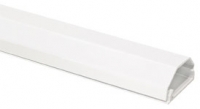 Kabelgoot Aluminium halfrond wit 0.75cm 33mm 