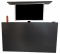 TV lift met houten meubel 160x90x30 MDF kast wit gegrond voor 37 t/m 55 inch TV