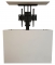 TV lift met houten meubel 160x90x30 MDF kast wit gegrond voor 37 t/m 55 inch TV