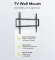 Vaste muurbeugel plat 37-70 inch tot 35kg Golden Note 