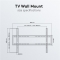 Vaste muurbeugel plat 37-70 inch tot 35kg Golden Note 