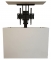 TV lift met houten meubel 114x80x30 MDF kast wit gegrond voor 32 t/m 43 inch TV