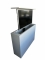 TV lift met houten meubel 114x80x30 MDF kast wit gegrond voor 32 t/m 43 inch TV