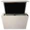 TV lift met houten meubel 114x80x30 MDF kast wit gegrond voor 32 t/m 43 inch TV