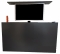 TV lift met houten meubel 114x80x30 MDF kast wit gegrond voor 32 t/m 43 inch TV