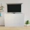 Houten meubel 114x80x30 MDF kast wit gegrond voor 32 t/m 43 inch TV 